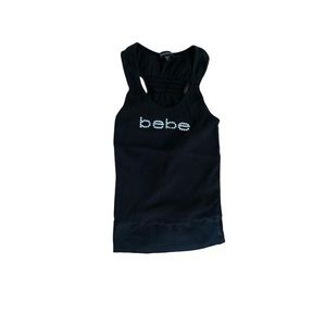 vintage y2k bebe rhinestone tank top